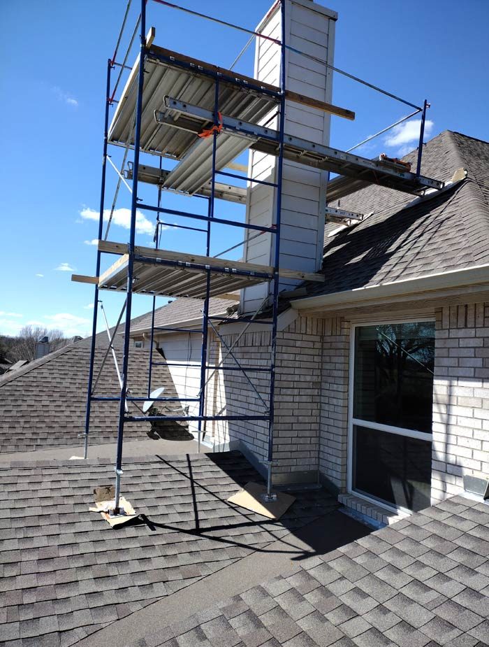 CHIMNEY SCAFFOLDING
