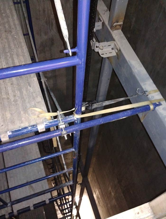ELEVATOR SCAFFOLDING