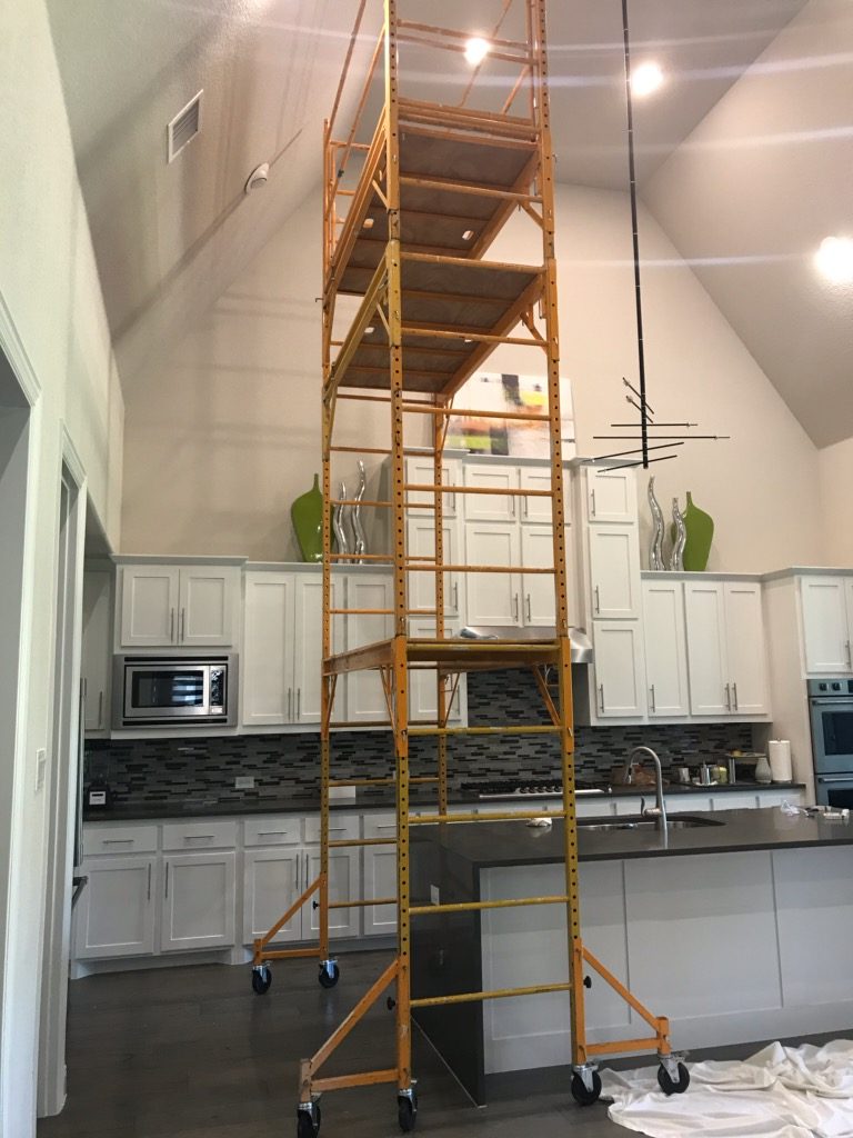 Indoor scaffolding