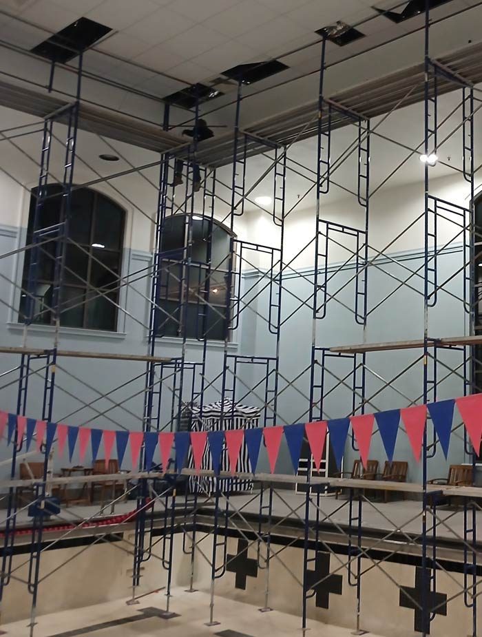 POOL SCAFFOLDING