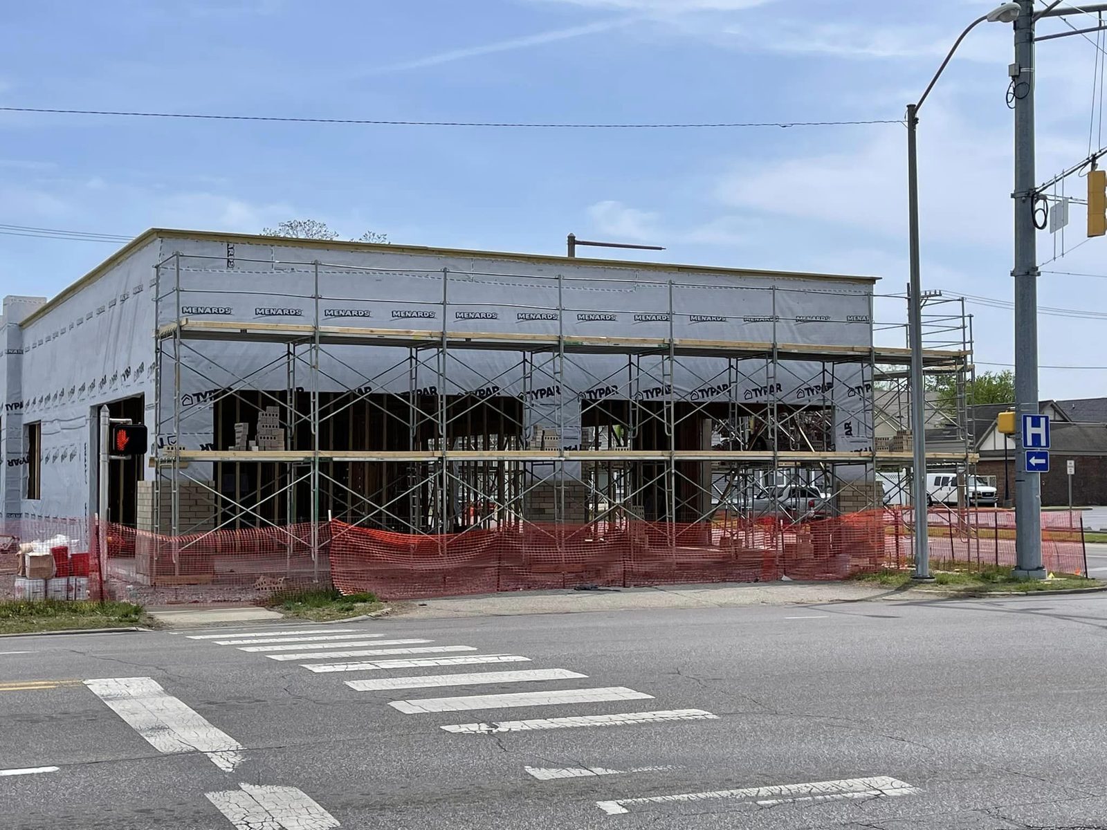Commercial scaffolding project 5