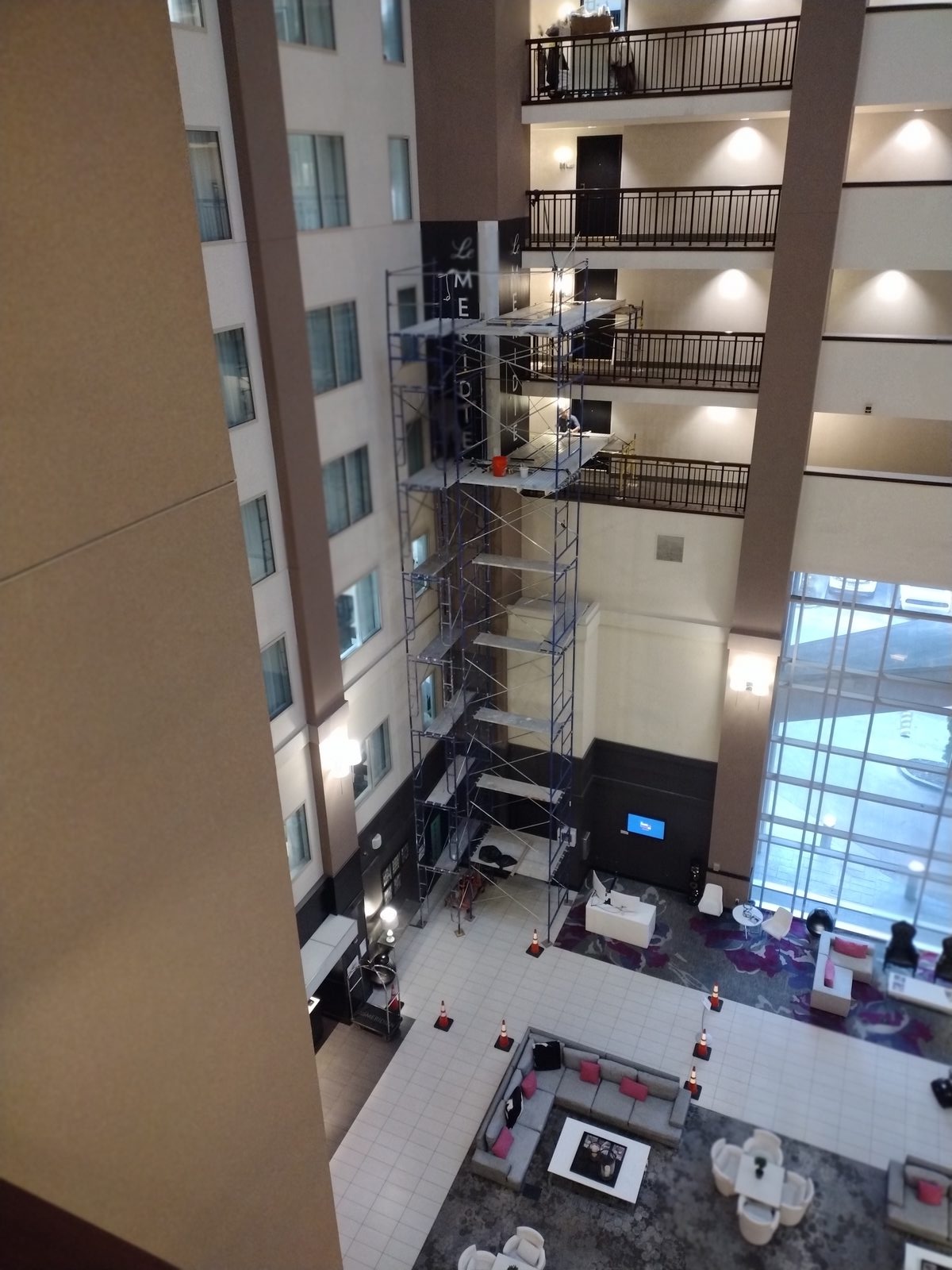 Commercial scaffolding project 17