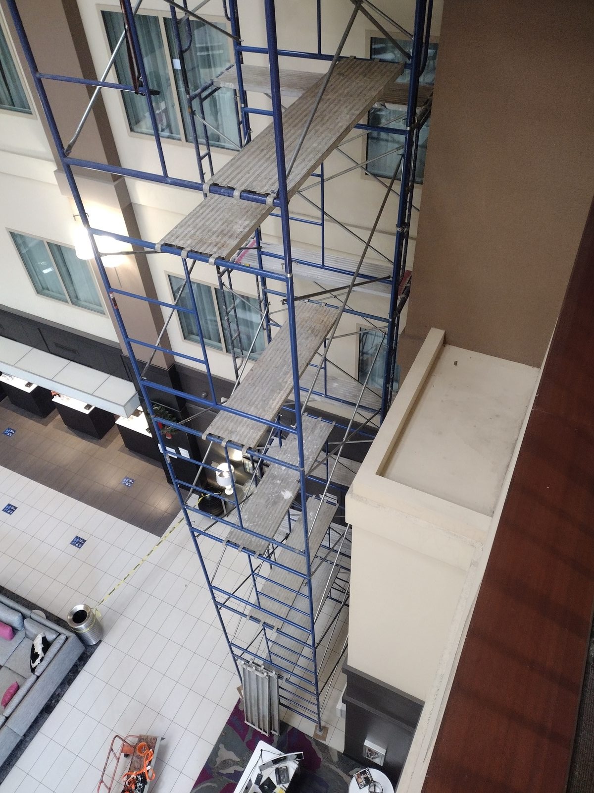 Commercial scaffolding project 16