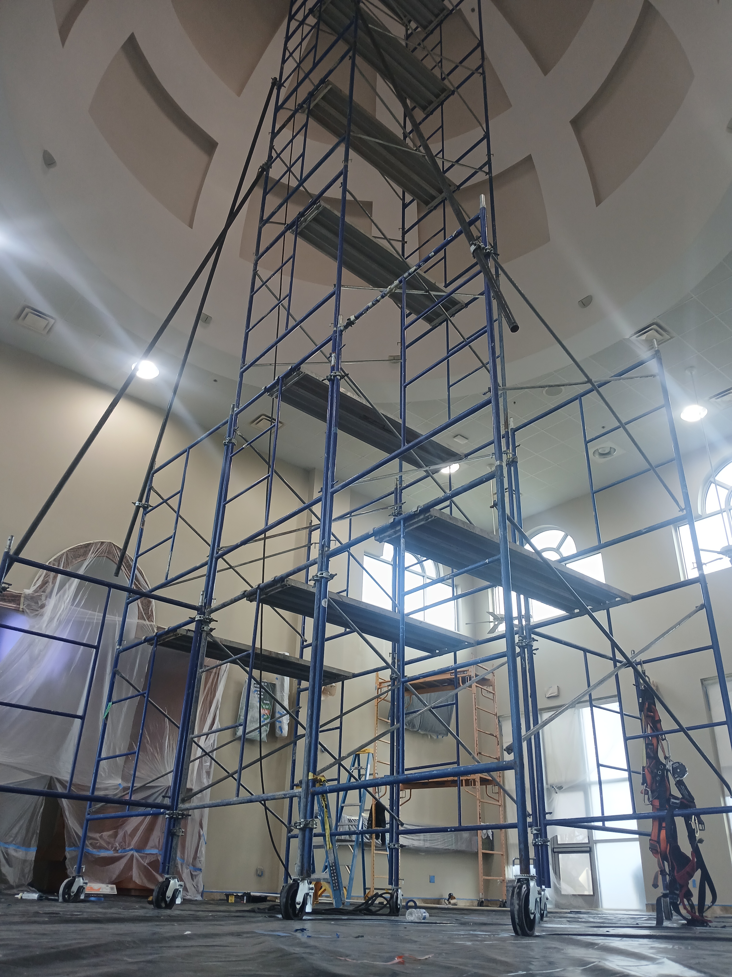 Commercial scaffolding project 42