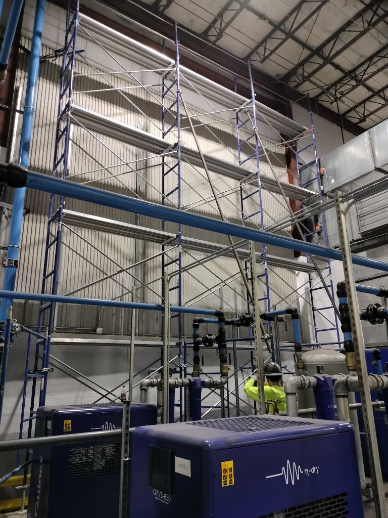 Commercial scaffolding project 8