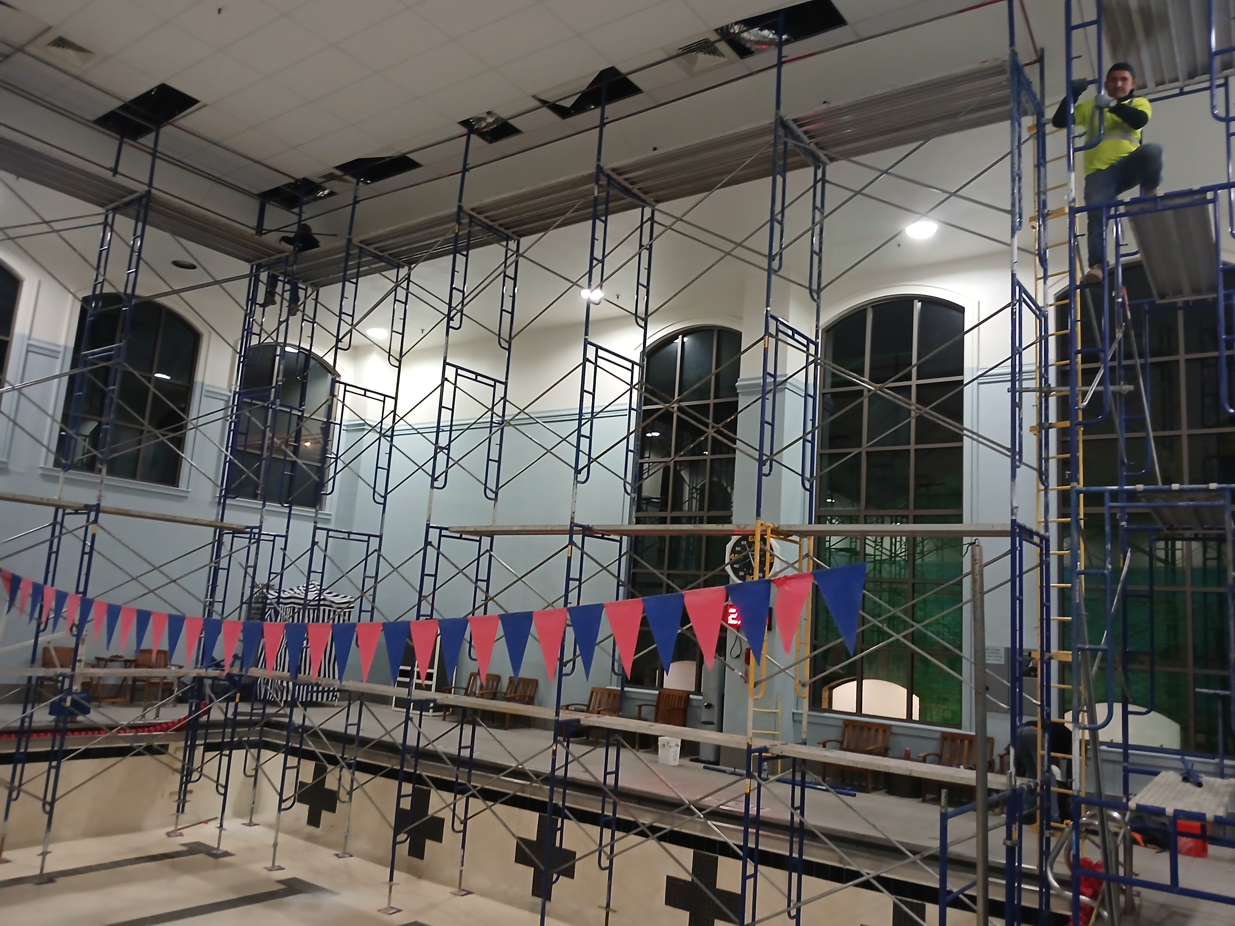 Commercial scaffolding project 27