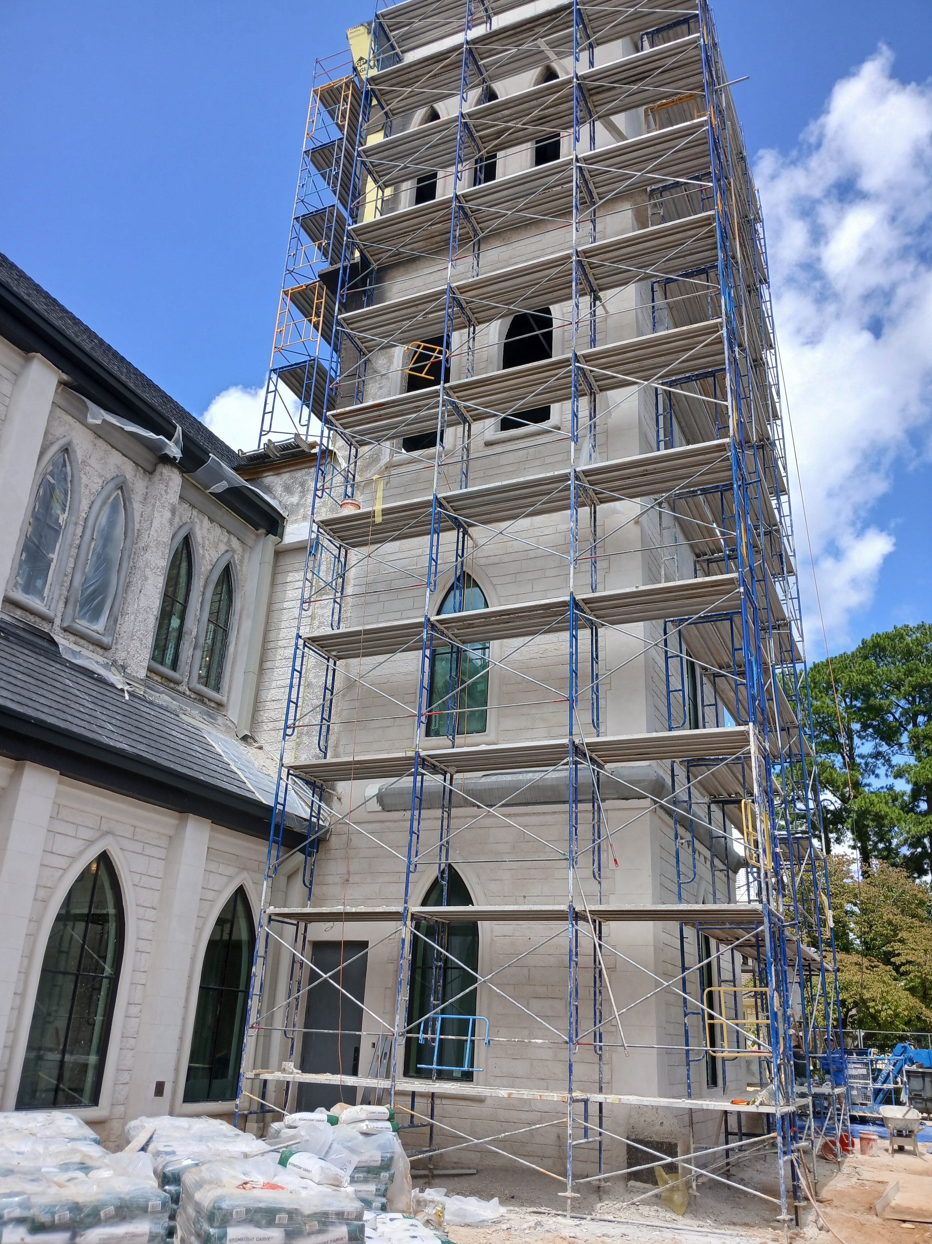 Commercial scaffolding project 34
