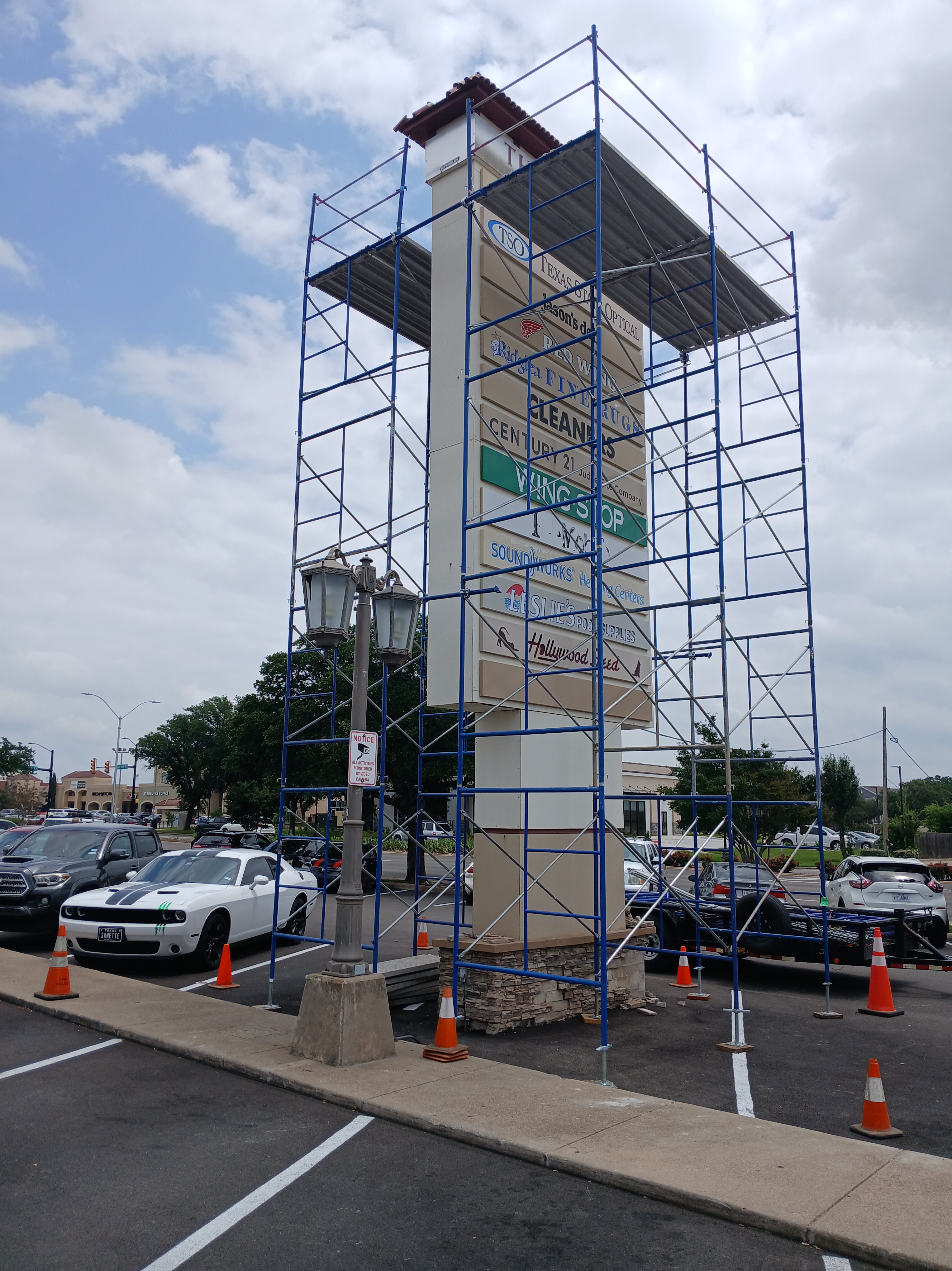 Commercial scaffolding project 40