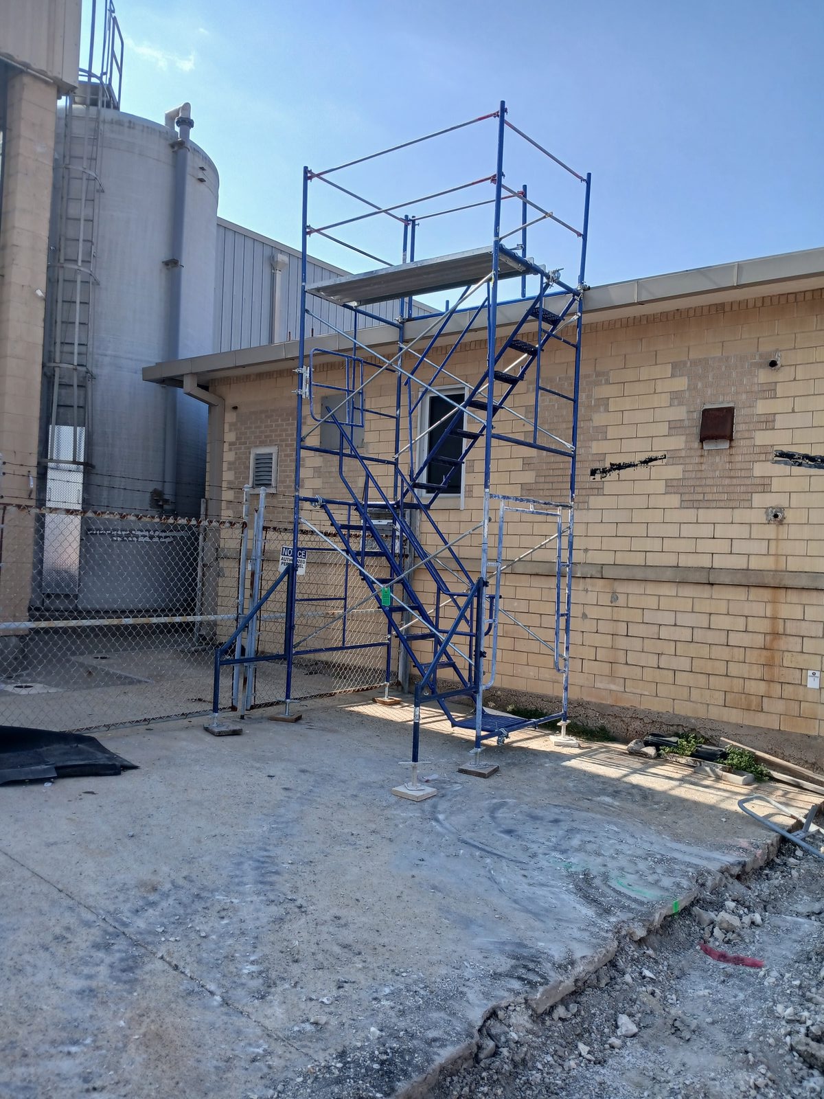 Commercial scaffolding project 2