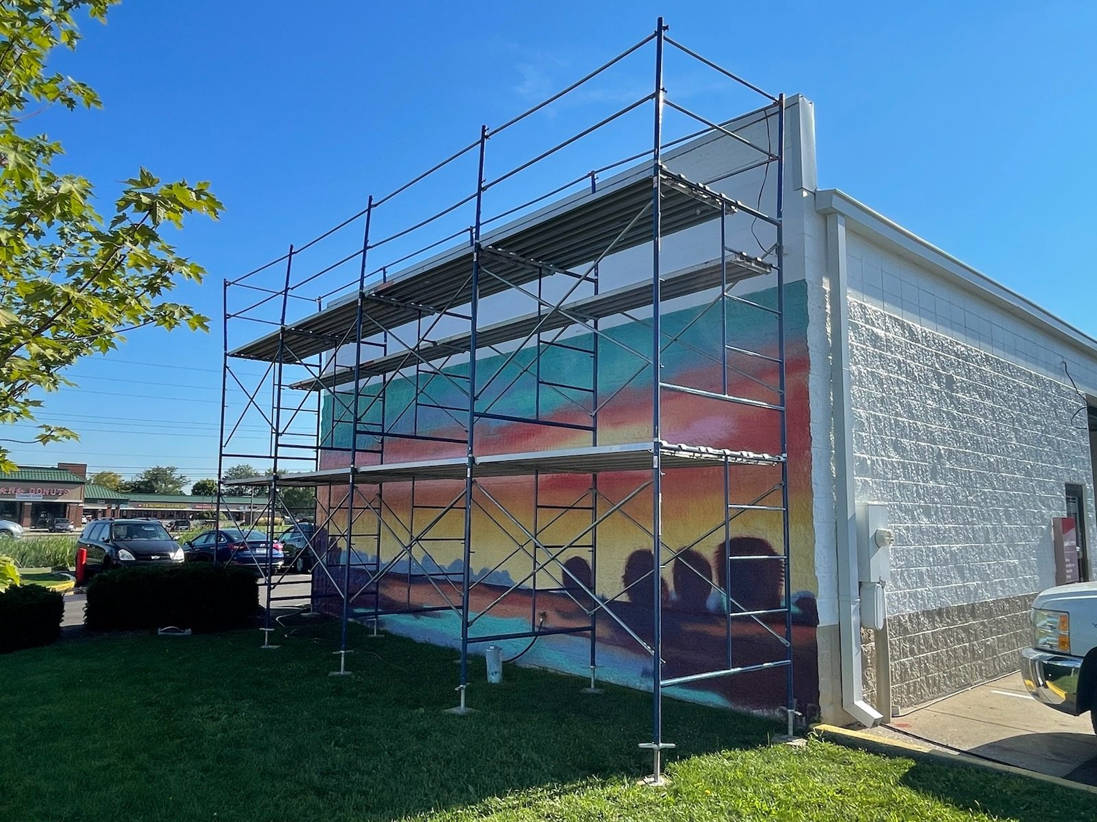 Commercial scaffolding project 19