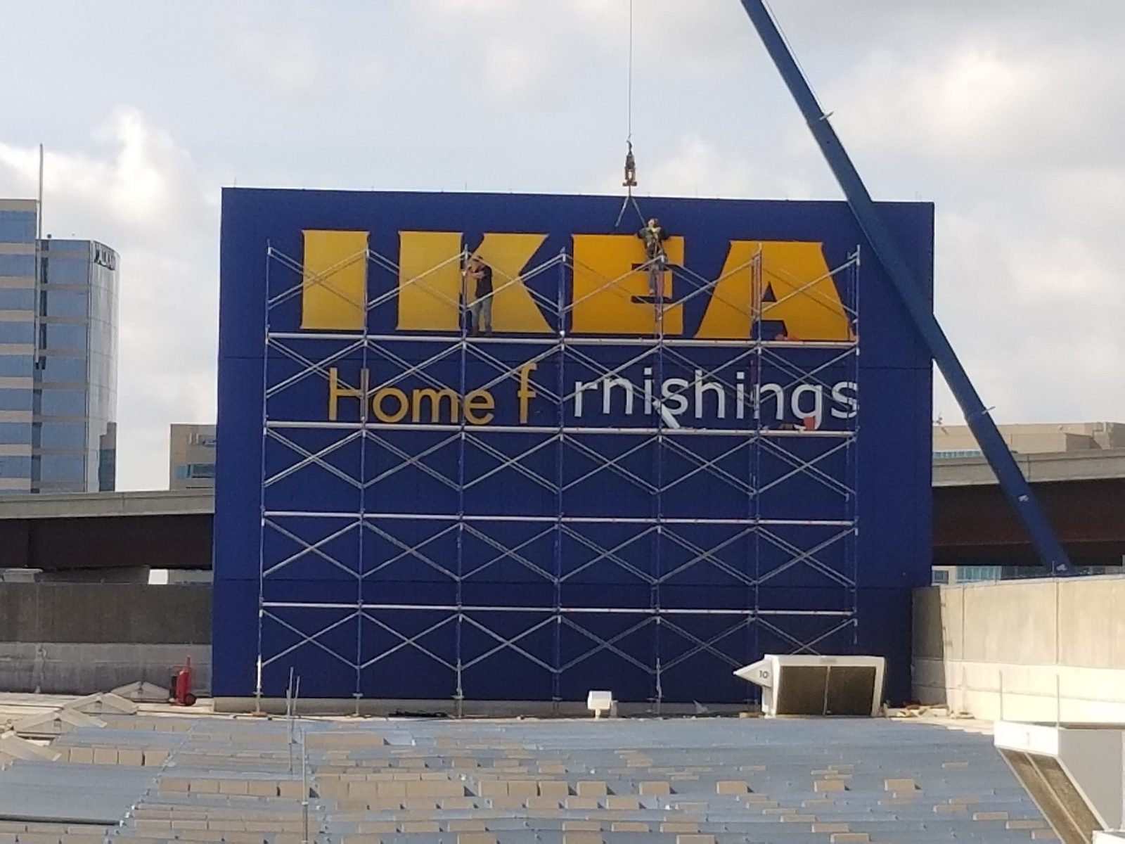 Commercial scaffolding project 9