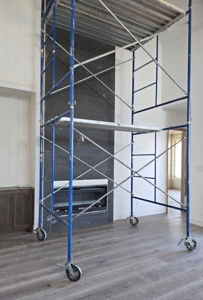 FIREPLACE SCAFFOLDING